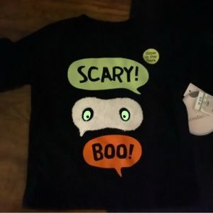 3-6M HALLOWEEN  Long Sleeve Shirt Koala Kids Glow In The Dark